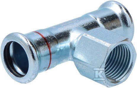 Trójnik stalowy 18x1/2" GW do pressu Trójnik stalowy 18x1/2" GW do pressu