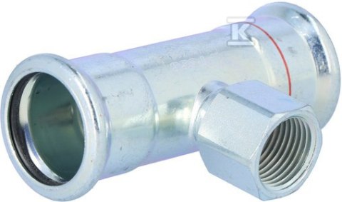 Trójnik stalowy 28 mm z gwintem 1/2'' Trójnik stalowy 28 mm z gwintem 1/2''
