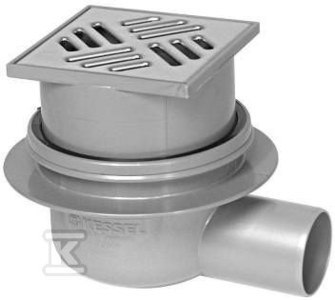 WPUST KLASYK DN50 Z KRATKĄ 100X100 WPUST KLASYK DN50 Z KRATKĄ 100X100