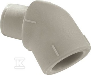 Kolano 45° Nyplowe 20 mm PP