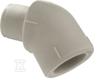 Kolano 45° Nyplowe 20 mm PP Kolano 45° Nyplowe 20 mm PP