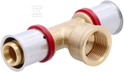 Trójnik 25 mm G3/4 GW Zaprasowywany Trójnik 25 mm G3/4 GW Zaprasowywany