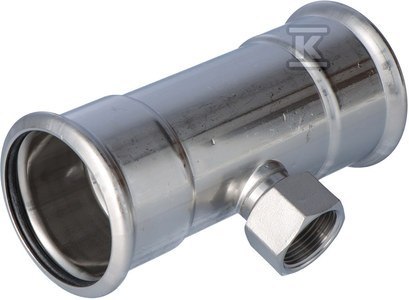 Trójnik Inox 54mm z gwintem 3/4" Trójnik Inox 54mm z gwintem 3/4"