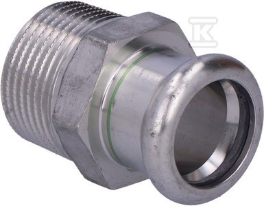 Złączka Inox 18x3/4 GZ Press Pro Złączka Inox 18x3/4 GZ Press Pro