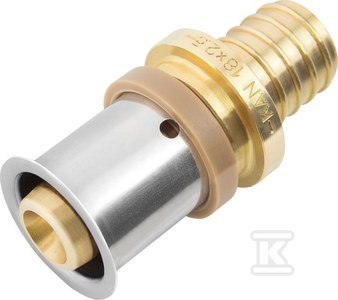 Złączka Przejściowa Push 14x2 do 16x2 Złączka Przejściowa Push 14x2 do 16x2