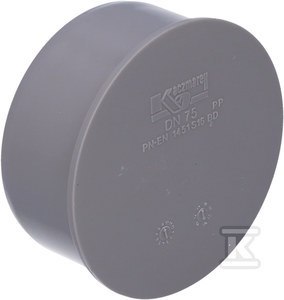 Korek Sanitarny HT 75 Popielowy Korek Sanitarny HT 75 Popielowy