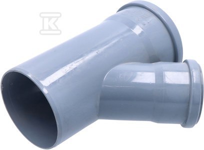 Trójnik Sanitarny HT 110/75/45 Popielowy Trójnik Sanitarny HT 110/75/45 Popielowy