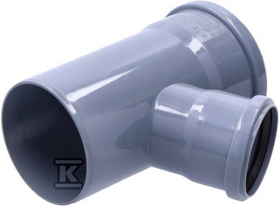 Trójnik sanitarny HT 110x75/67 Popielowy Trójnik sanitarny HT 110x75/67 Popielowy