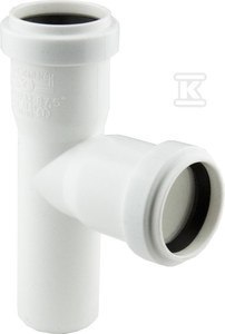 Trójnik Sanitarny HT 32x32/45 Biały
