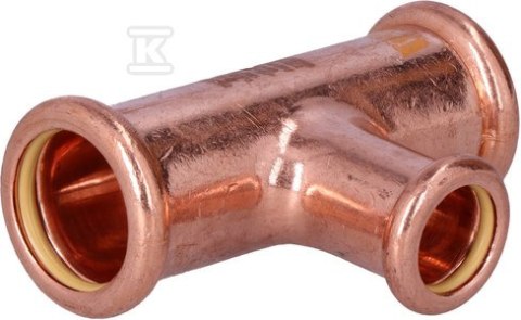 Trójnik Redukcyjny Miedziany 22x15x22 Trójnik Redukcyjny Miedziany 22x15x22