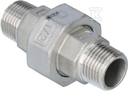 Nakrętka Stal Nierdzewna 1/2" Płaska Wkrętna Nakrętka Stal Nierdzewna 1/2" Płaska Wkrętna