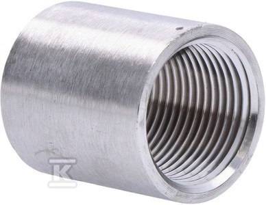 Nakrętka Długa Mufa Stal Nierdzewna 1" Nakrętka Długa Mufa Stal Nierdzewna 1"