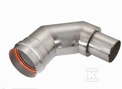 Redukcyjne kolano kondensacyjne DN80-DN60 Redukcyjne kolano kondensacyjne DN80-DN60