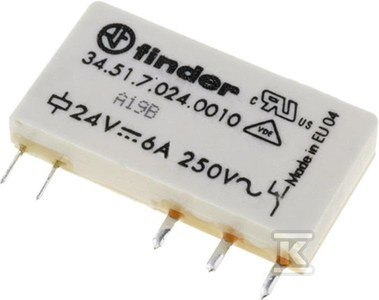 Przekaźnik 1P 6A 24V DC Smart Przekaźnik 1P 6A 24V DC Smart