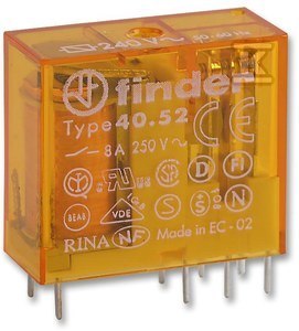 Przekaźnik 2P 8A 24V AC Pro. Przekaźnik 2P 8A 24V AC Pro.