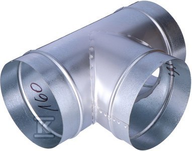 Trójnik Ocynkowany 90° 160mm - Wydajny System Trójnik Ocynkowany 90° 160mm - Wydajny System