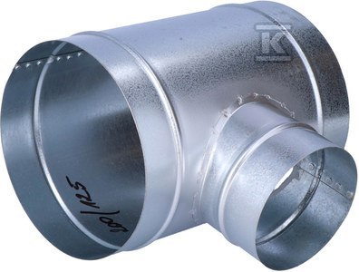 Trójnik 90° Złączka Ocynkowana 200/125 Trójnik 90° Złączka Ocynkowana 200/125