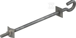 Hakowa Śruba M16 L420 - Ocynk Ognioowy Hakowa Śruba M16 L420 - Ocynk Ognioowy