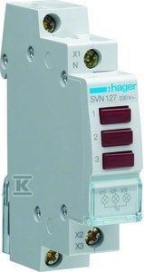 LAMP SYGN 3X CZERWONA LED 127 LAMP SYGN 3X CZERWONA LED 127