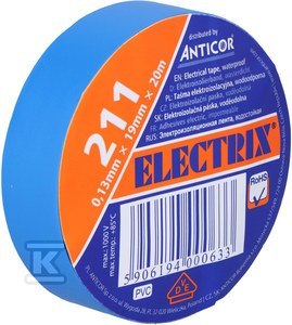 Taśma Izolacyjna Niebieska 19mm x 20m Taśma Izolacyjna Niebieska 19mm x 20m