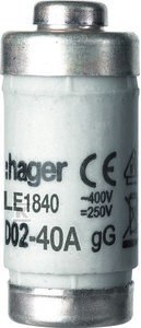 Bezpiecznik D0 40A 400V GL/GG Bezpiecznik D0 40A 400V GL/GG