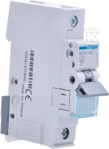 Bezpiecznik NMP 1/16A C 6kA Standardowy Bezpiecznik NMP 1/16A C 6kA Standardowy