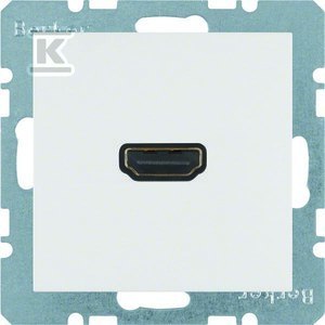Kątowy Adapter HDMI Biały Kwadratowy Kątowy Adapter HDMI Biały Kwadratowy