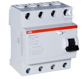 Wyłącznik różnicowoprądowy FH204 AC-40/0,03 Wyłącznik różnicowoprądowy FH204 AC-40/0,03
