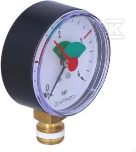 Manometr HZ63 Pionowy 0-4BAR 3/8" Manometr HZ63 Pionowy 0-4BAR 3/8"