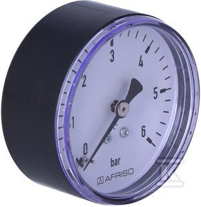 Manometr poziomy 1/4" 0-6 BAR RF63 Manometr poziomy 1/4" 0-6 BAR RF63
