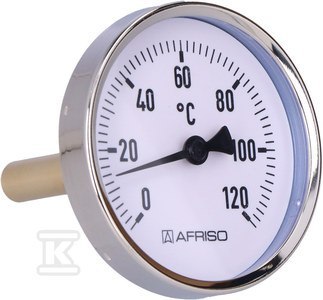 Termometr BITH80 Metalowy 120°C 63mm Termometr BITH80 Metalowy 120°C 63mm
