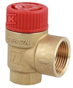 Zawór Bezpieczeństwa 1/2" do C.O. 1,5 BAR Zawór Bezpieczeństwa 1/2" do C.O. 1,5 BAR