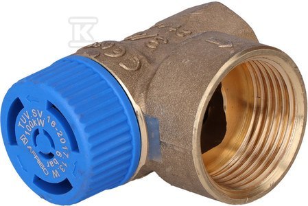 Zawór Bezpieczeństwa C.W.U. 3/4" x 1" 6 Bar Zawór Bezpieczeństwa C.W.U. 3/4" x 1" 6 Bar