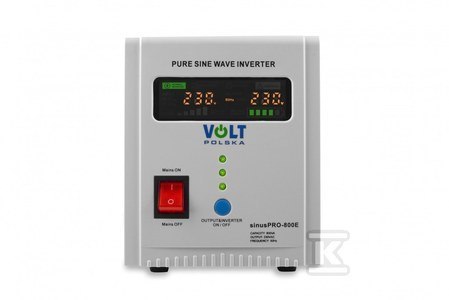 Mocny Inwerter Sinusowy 800W 12/230V Mocny Inwerter Sinusowy 800W 12/230V