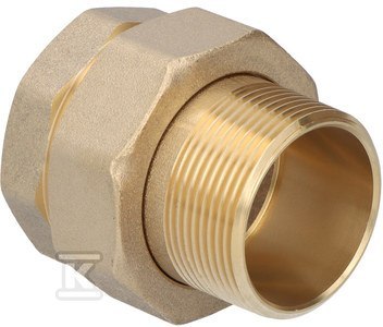 Mosiężny Śrubunek 6/4" z Uszczelką O-Ring Mosiężny Śrubunek 6/4" z Uszczelką O-Ring