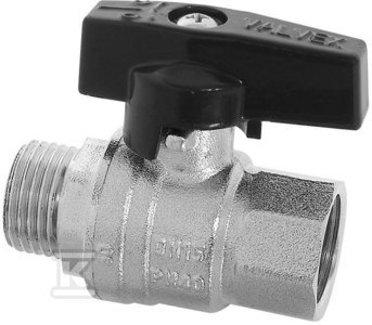 Zawór kulowy 1/2" z dławikiem TRYTON Zawór kulowy 1/2" z dławikiem TRYTON
