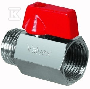 Zawór Kulowy Mini Chrom 1/2" Zawór Kulowy Mini Chrom 1/2"