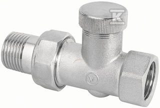 Zawór Powrotny Prosty DN15 Niklowany Zawór Powrotny Prosty DN15 Niklowany