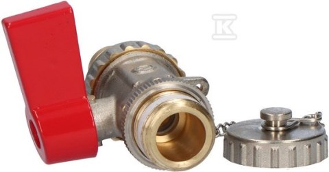 Zawór Kulowy Spustowy 1/2" Niklowany Zawór Kulowy Spustowy 1/2" Niklowany
