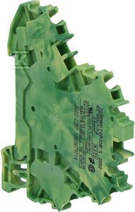 Złączka dwupietrowa 2,5mm² Żółto-Zielona Złączka dwupietrowa 2,5mm² Żółto-Zielona
