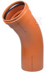 KOLANO PVC 200/45 Zewnętrzne KAN 200 KOLANO PVC 200/45 Zewnętrzne KAN 200