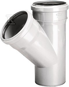 Trójnik Sanitarny HT 32 mm Biały
