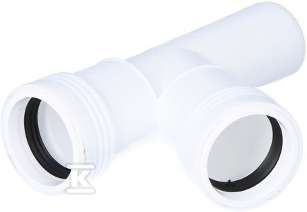 Trójnik Biały HT 32 mm Sanitarny Trójnik Biały HT 32 mm Sanitarny