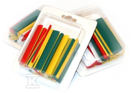 Rurki Termokurczliwe 2,4-6,4mm 70m Rurki Termokurczliwe 2,4-6,4mm 70m