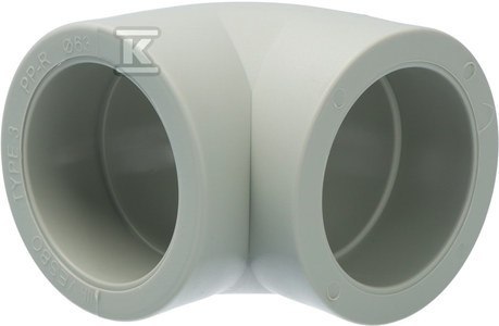 Kątowy Złącznik PP 90° 63MM Kątowy Złącznik PP 90° 63MM