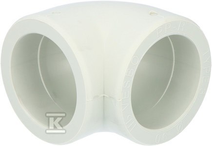 Kątowy Łącznik PP 90° 90mm Kątowy Łącznik PP 90° 90mm
