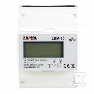"Inteligentny Licznik Energii 3-Fazowej LEM-30" "Inteligentny Licznik Energii 3-Fazowej LEM-30"