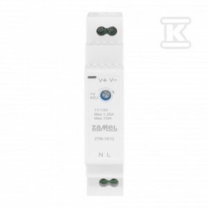 Zasilacz 15W 12V UltraPower ZTM-15/12 Zasilacz 15W 12V UltraPower ZTM-15/12