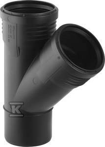 Cicha Rura PP HT 160x110 mm Sani. Czarna Cicha Rura PP HT 160x110 mm Sani. Czarna