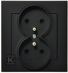 Sonata Metaliczna 2-KR Z/U Czarna